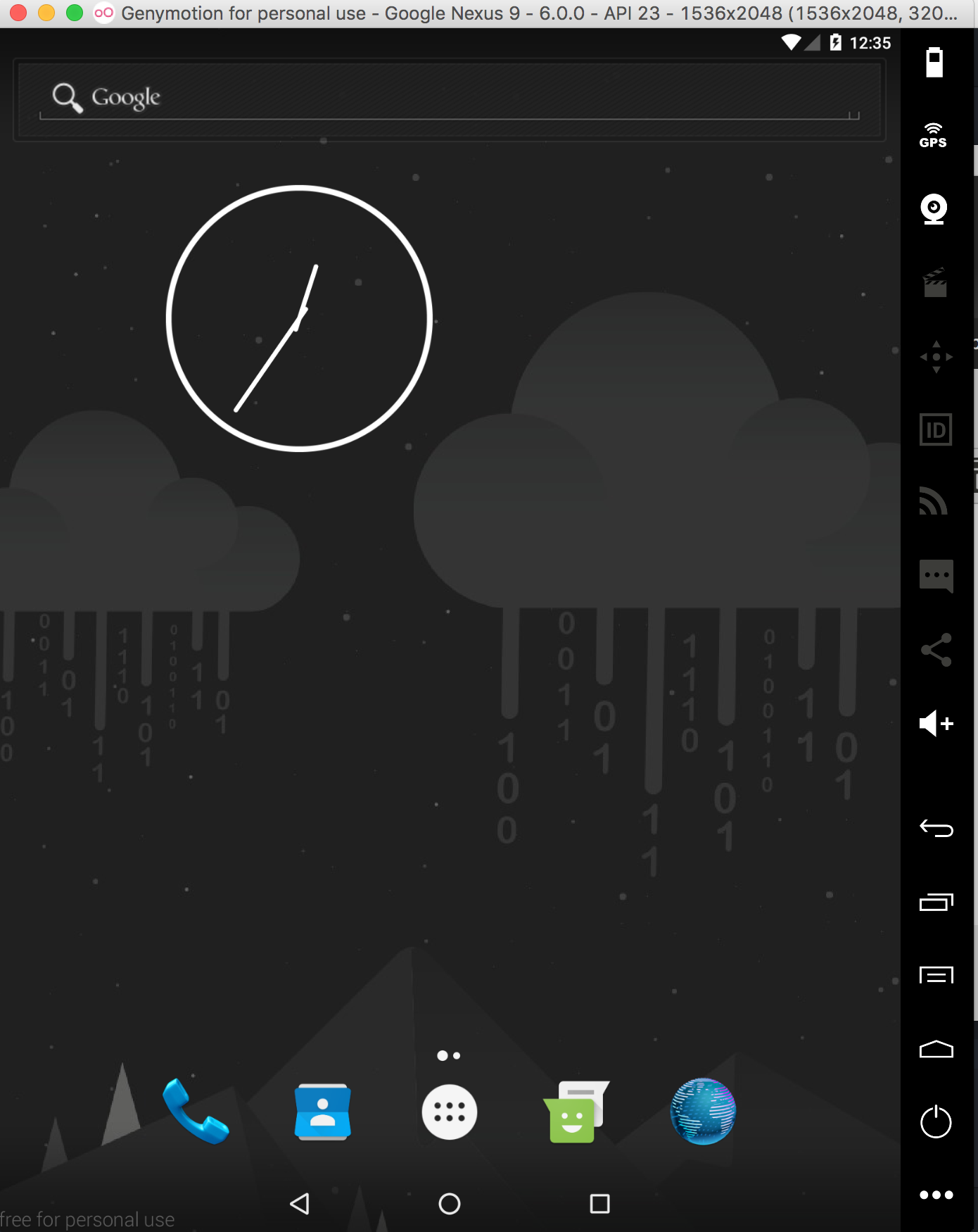 启动成功模拟器